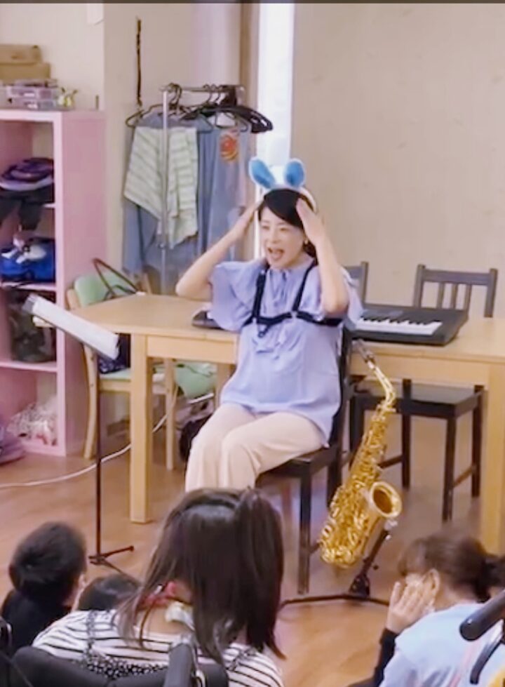 世田谷の桜丘児童デイサービスに訪問演奏の画像