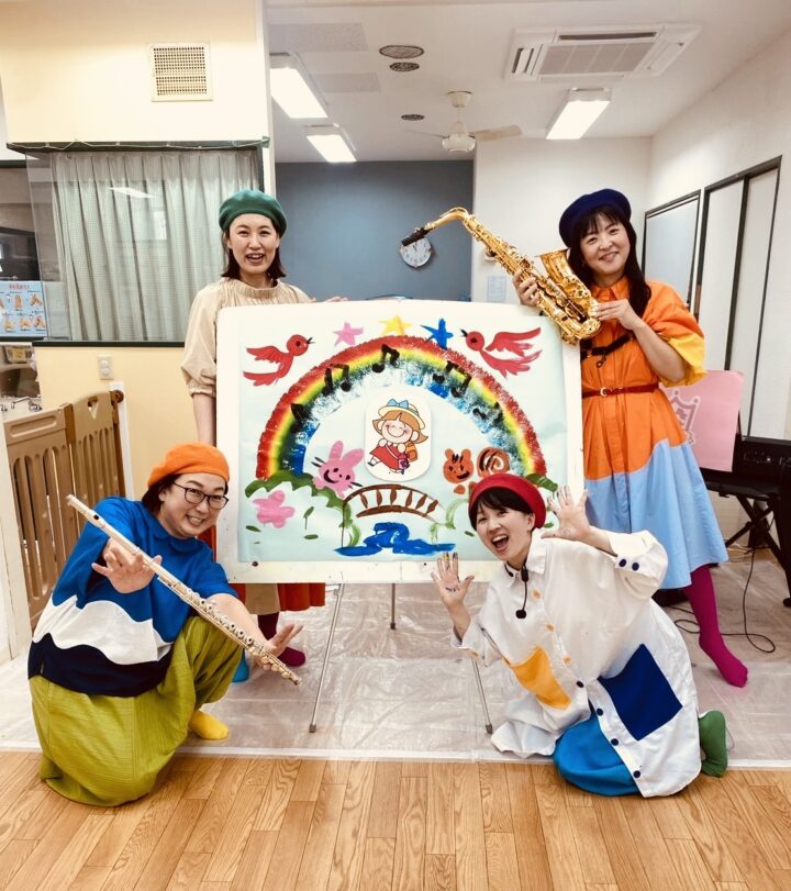 練馬区武蔵関の保育園へ訪問演奏の画像